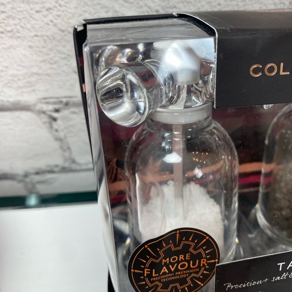 Cole & Mason Tap Acrylic Salt and Pepper Mill Set Salt And Pepper Shaker Faucet - Picture 3 of 9